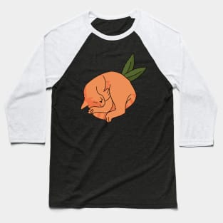 Just Peachy Cat Baseball T-Shirt